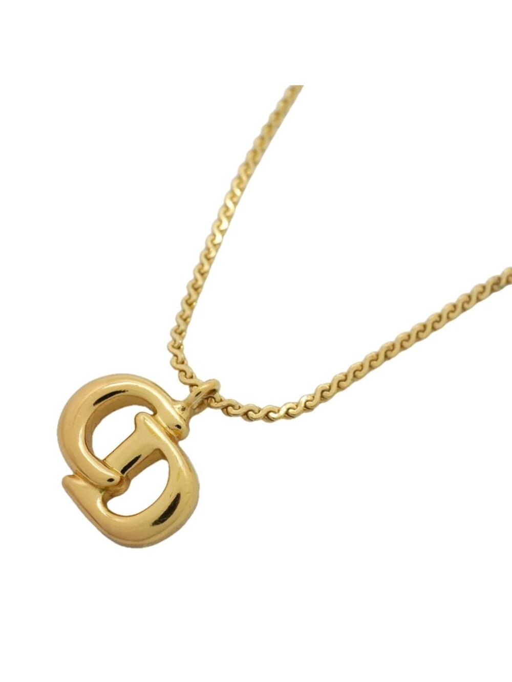 Dior Necklace CD Logo Gold Plated